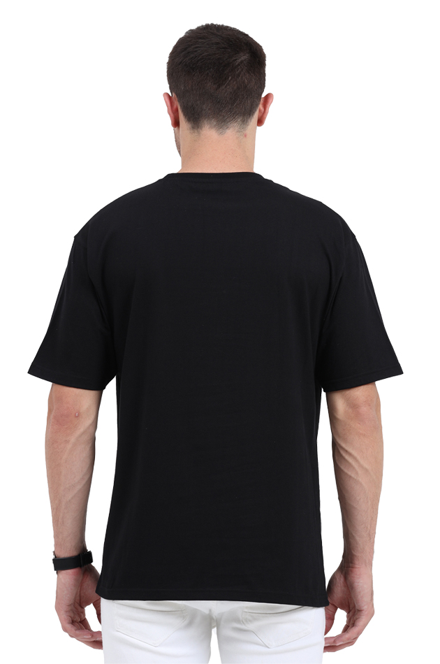 Puzzle Graphic Oversized Tees For Men