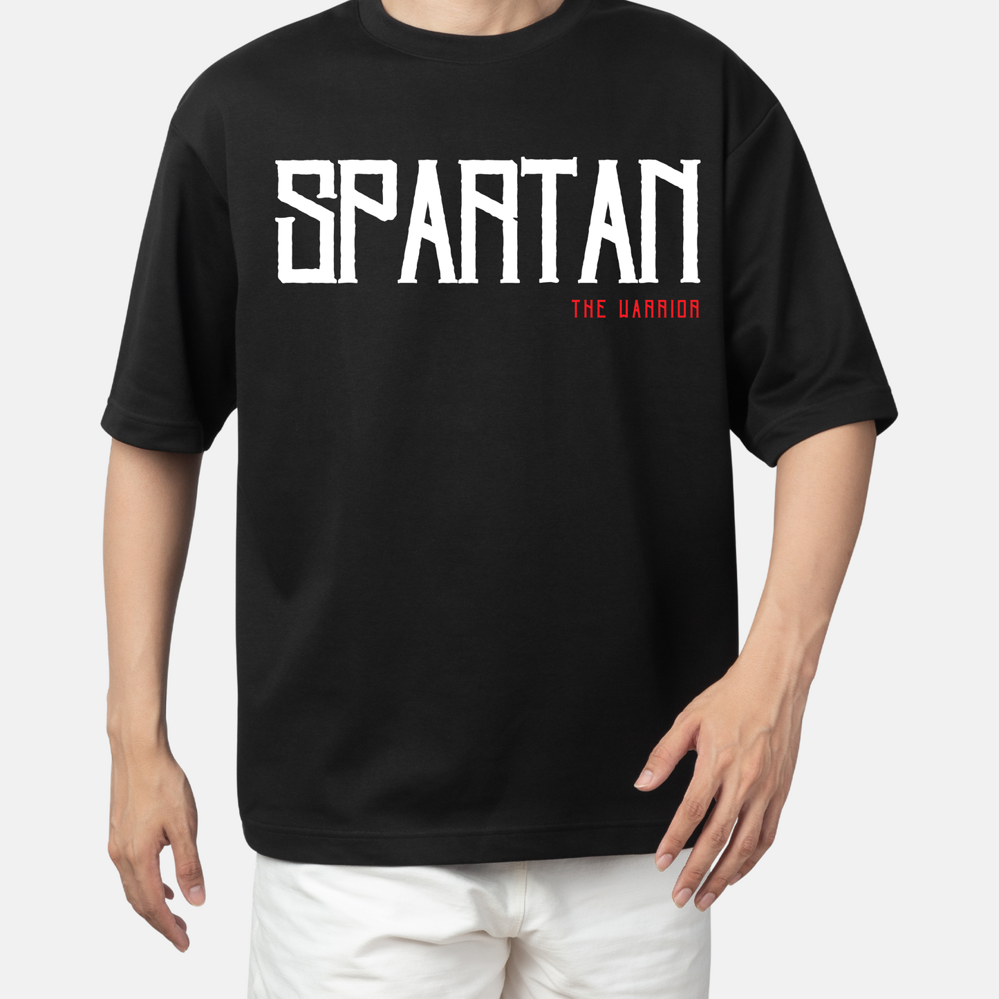 Spartan Graphic Oversized Tees For Men